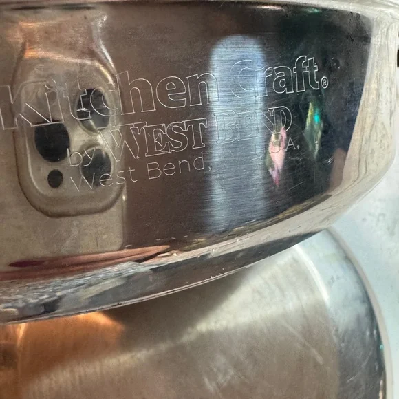 Surgical stainless Dutch oven Cookware Set. Stackable. Stove top - Picture 3 of 5